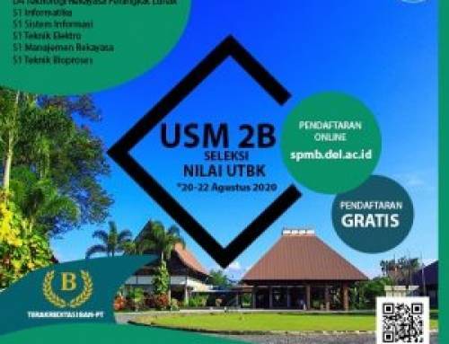 Perubahan Jadwal Pendaftaran USM 2B (UTBK) IT Del